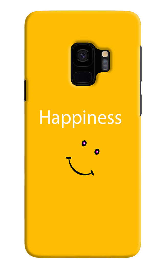 Happiness With Smiley Samsung S9 Hard Case Back Cover by Casekaro