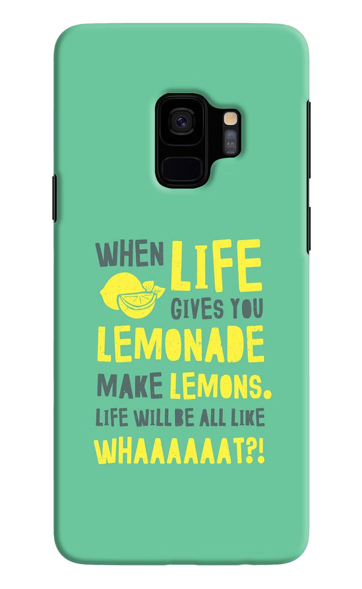 Quote Samsung S9 Hard Case Back Cover by Casekaro