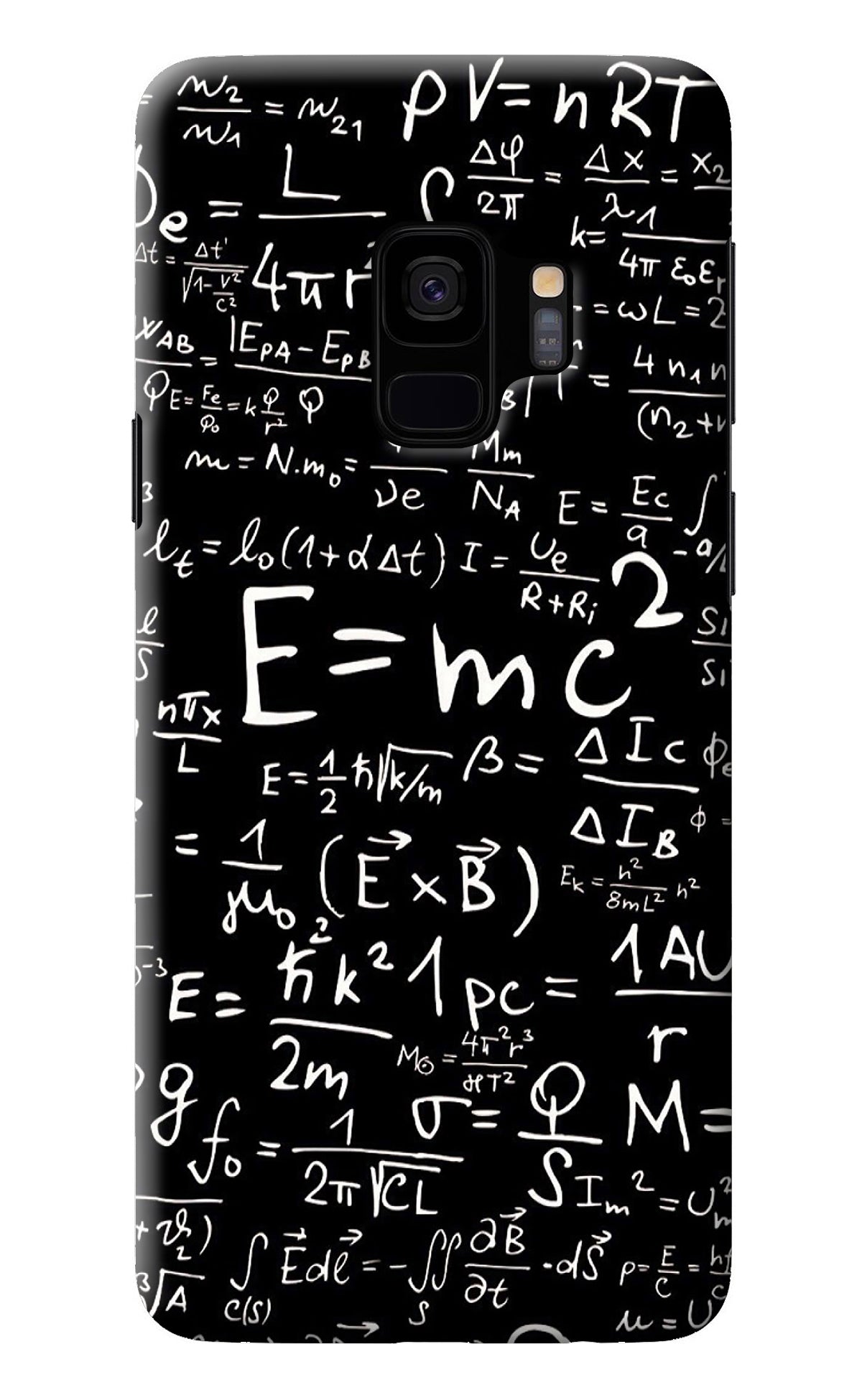 Physics Albert Einstein Formula Samsung S9 Back Cover