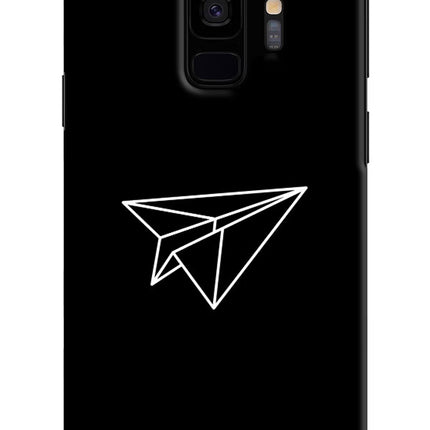 Paper Plane White Samsung S9 Hard Case Back Cover by Casekaro