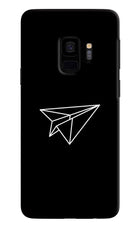 Paper Plane White Samsung S9 Hard Case Back Cover by Casekaro