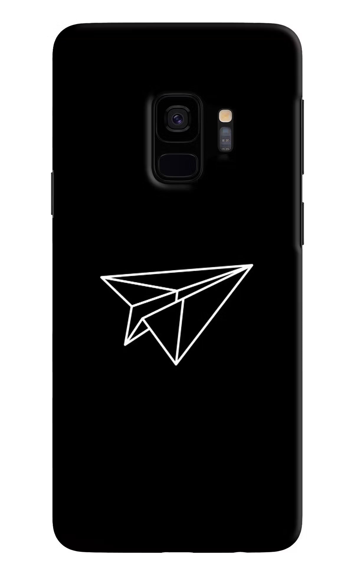 Paper Plane White Samsung S9 Hard Case Back Cover by Casekaro