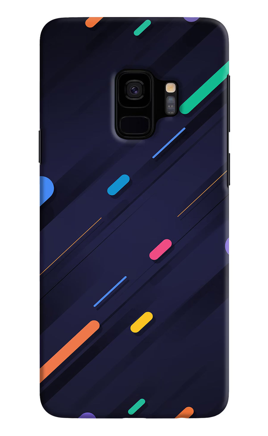 Abstract Design Samsung S9 Back Cover, Hard case