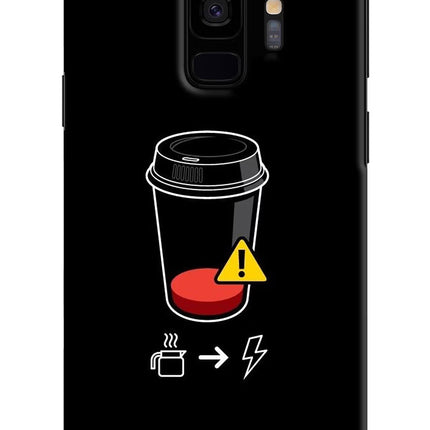 Coffee Samsung S9 Hard Case Back Cover by Casekaro