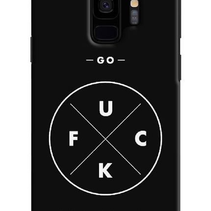 Go Fuck Yourself Samsung S9 Hard Case Back Cover by Casekaro