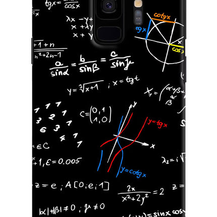 Mathematics Formula Samsung S9 Hard Case Back Cover by Casekaro