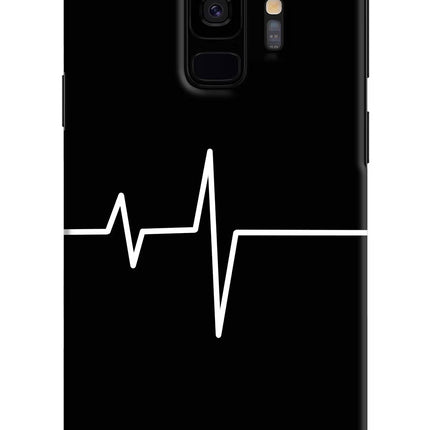 Heart Beats Samsung S9 Hard Case Back Cover by Casekaro