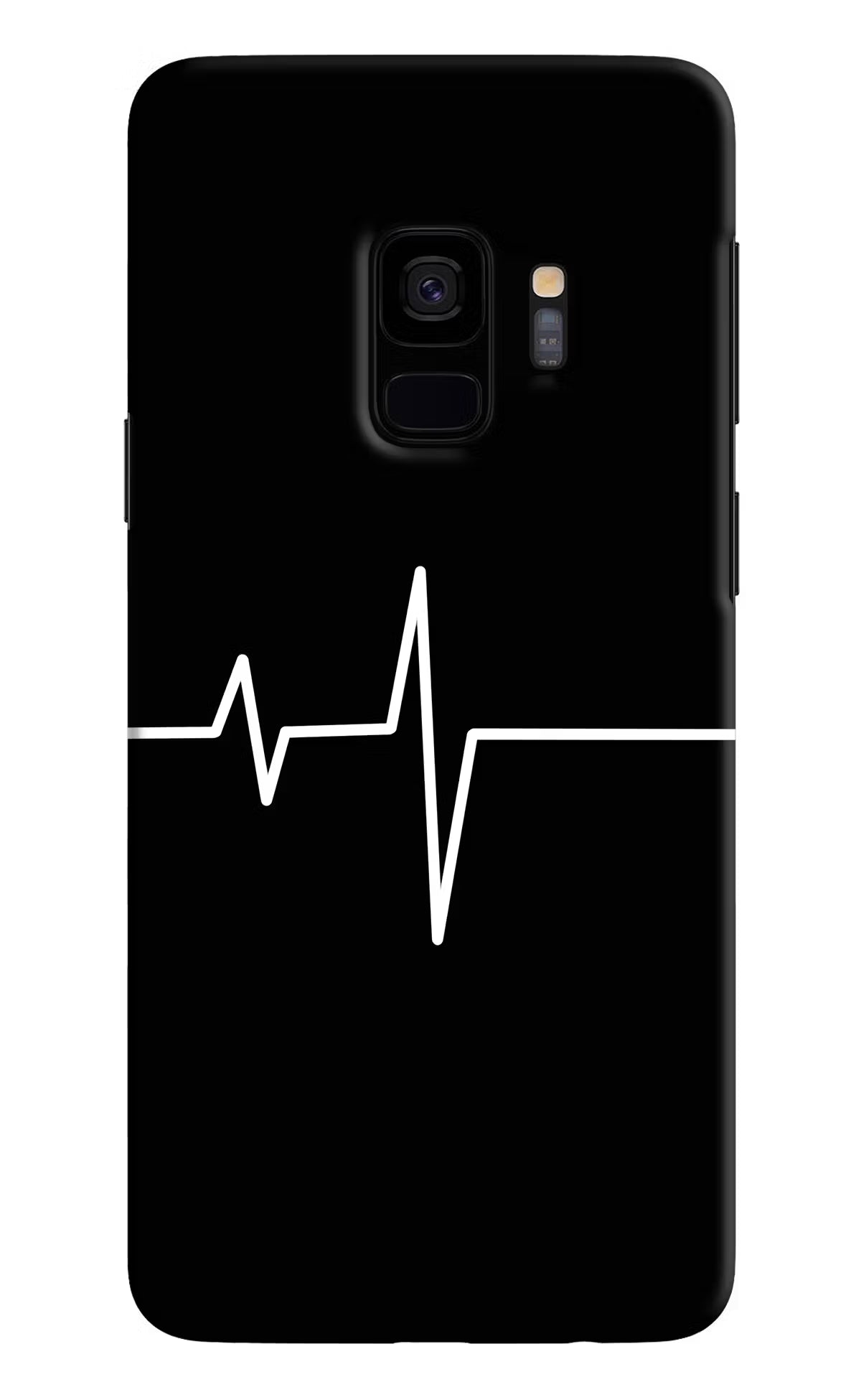 Heart Beats Samsung S9 Hard Case Back Cover by Casekaro