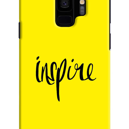 Inspire Samsung S9 Hard Case Back Cover by Casekaro