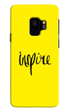 Inspire Samsung S9 Hard Case Back Cover by Casekaro