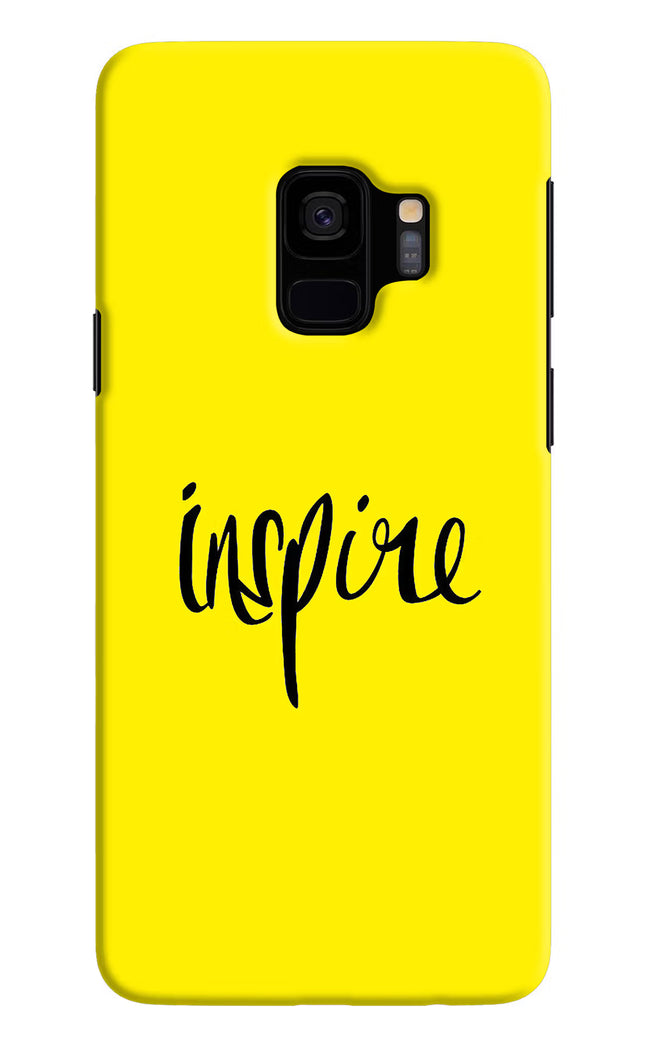 Inspire Samsung S9 Hard Case Back Cover by Casekaro