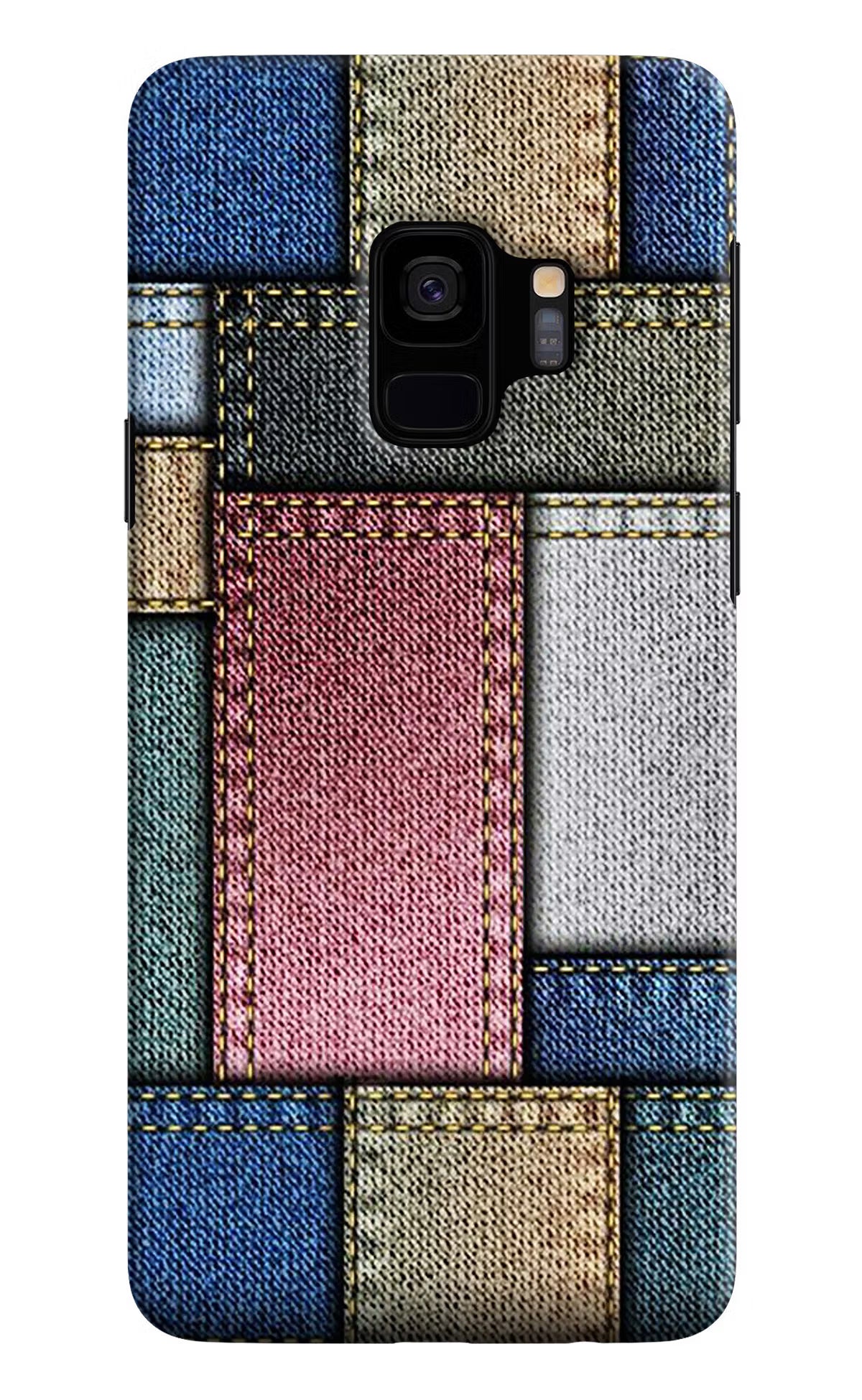 Multicolor Jeans Samsung S9 Hard Case Back Cover by Casekaro