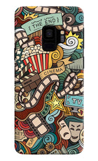 Cinema Abstract Samsung S9 Hard Case Back Cover by Casekaro