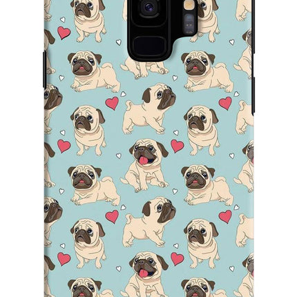 Pug Dog Samsung S9 Hard Case Back Cover by Casekaro