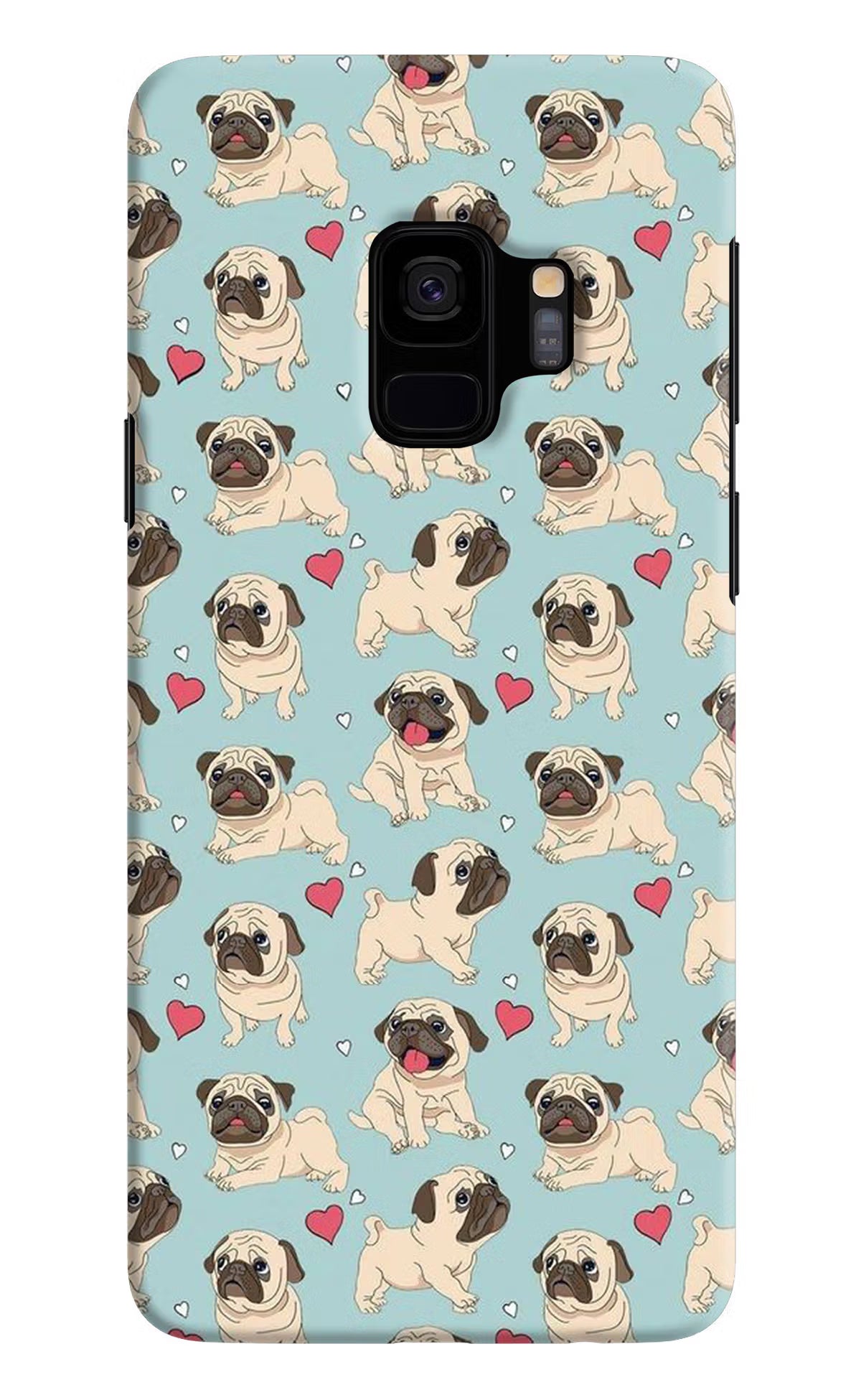 Pug Dog Samsung S9 Hard Case Back Cover by Casekaro