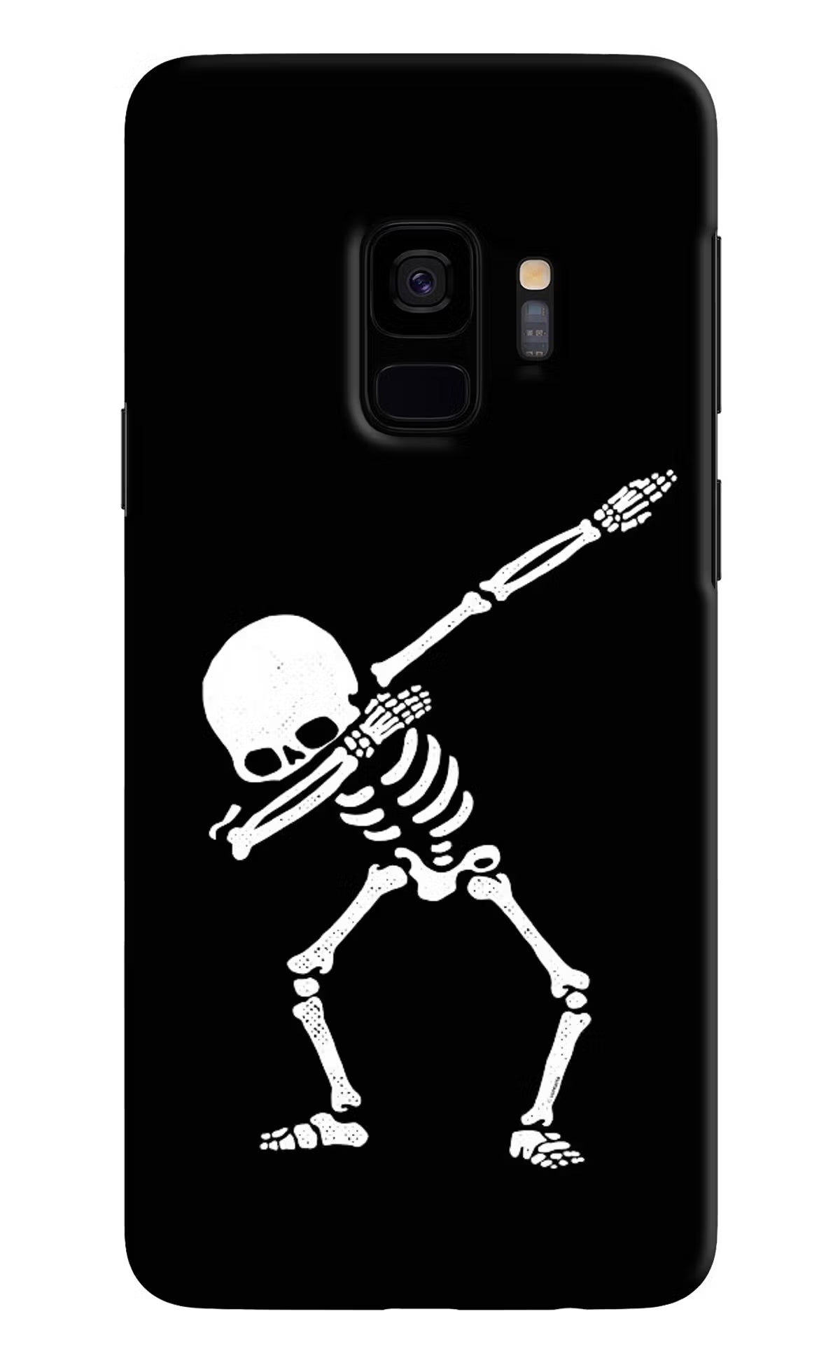 Dabbing Skeleton Art Samsung S9 Hard Case Back Cover by Casekaro