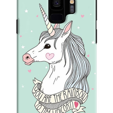 Unicorn Wallpaper Samsung S9 Hard Case Back Cover by Casekaro