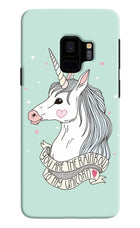 Unicorn Wallpaper Samsung S9 Hard Case Back Cover by Casekaro