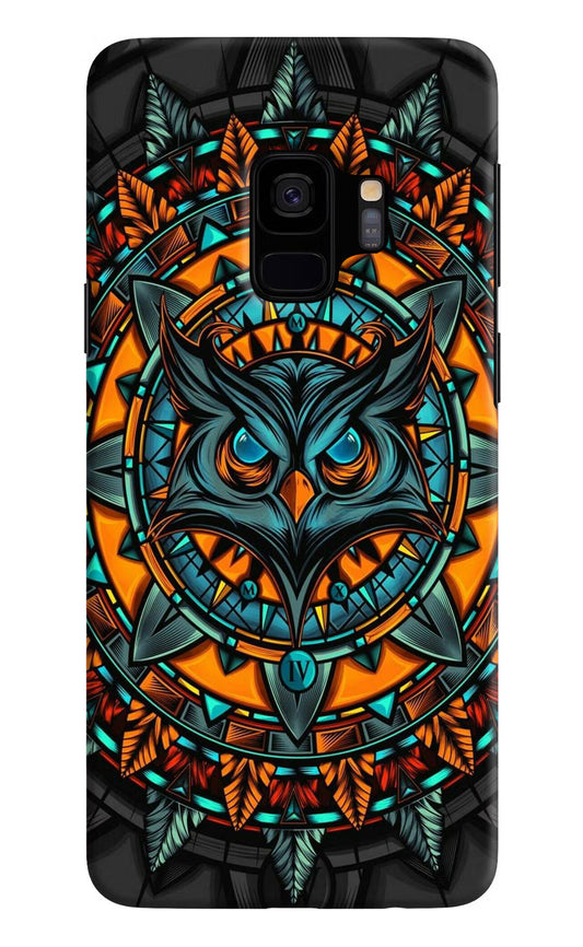 Angry Owl Art Samsung S9 Hard Case Back Cover by Casekaro