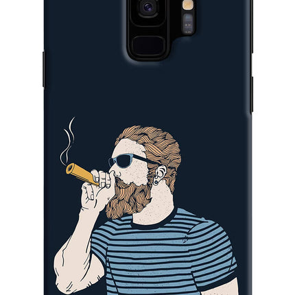 Smoking Samsung S9 Hard Case Back Cover by Casekaro