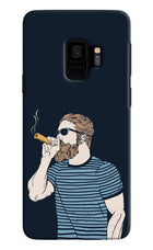 Smoking Samsung S9 Hard Case Back Cover by Casekaro