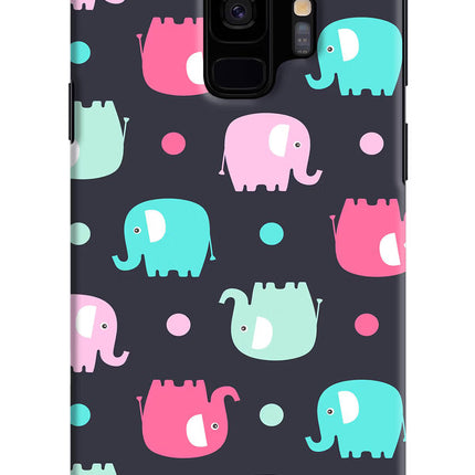 Elephants Samsung S9 Hard Case Back Cover by Casekaro