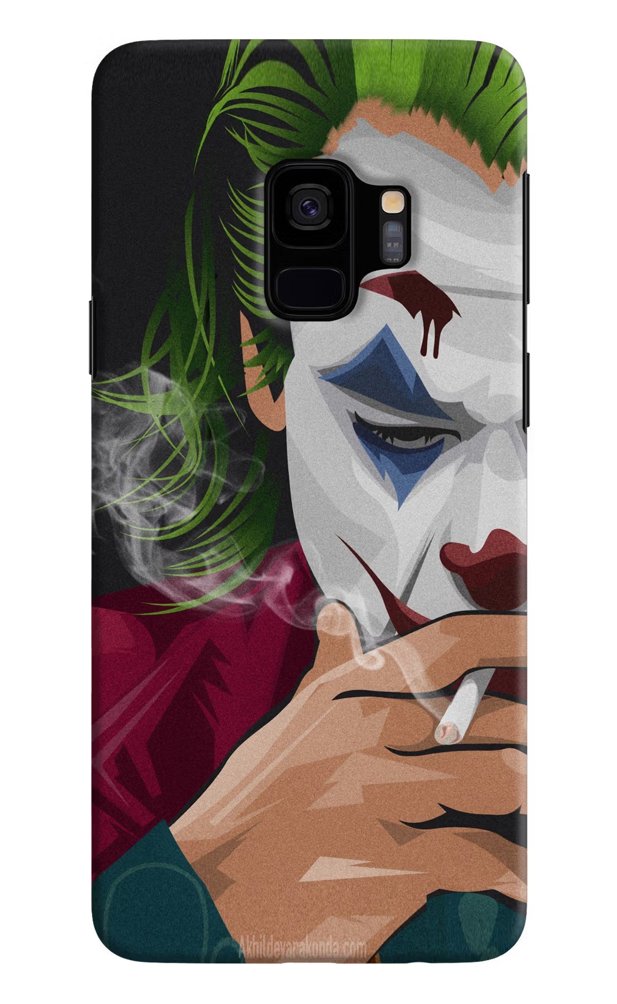 Joker Smoking Samsung S9 Hard Case Back Cover by Casekaro