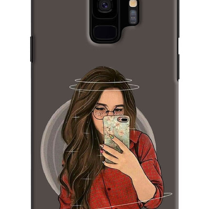 Selfie Queen Samsung S9 Hard Case Back Cover by Casekaro