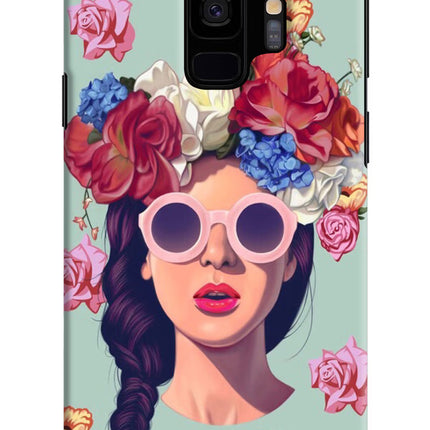 Pretty Girl Samsung S9 Hard Case Back Cover by Casekaro