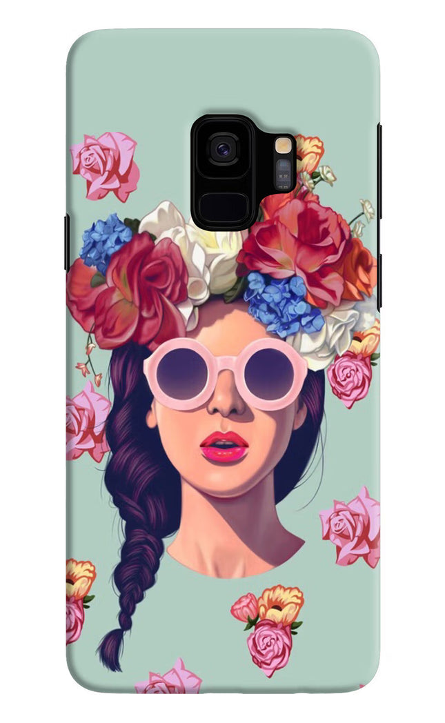 Pretty Girl Samsung S9 Hard Case Back Cover by Casekaro