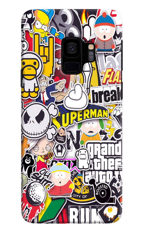 Sticker Bomb Samsung S9 Back Cover
