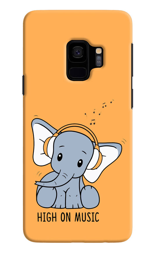 High On Music Samsung S9 Hard Case Back Cover by Casekaro