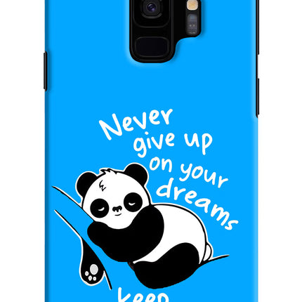 Keep Sleeping Samsung S9 Hard Case Back Cover by Casekaro