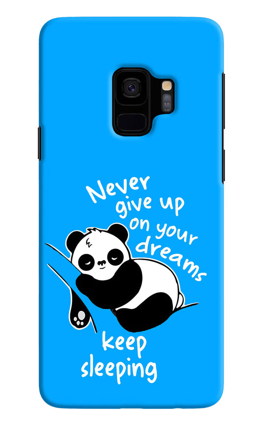 Keep Sleeping Samsung S9 Hard Case Back Cover by Casekaro