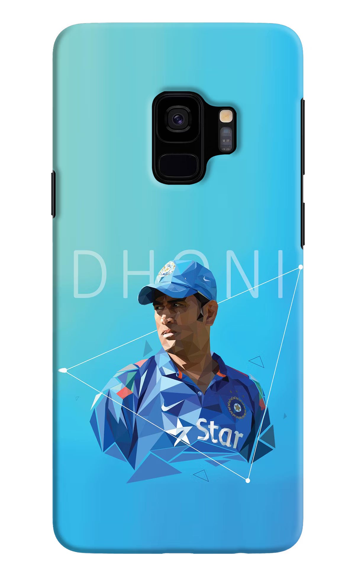 Dhoni Artwork Samsung S9 Hard Case Back Cover by Casekaro