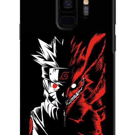 Naruto Two Face Samsung S9 Hard Case Back Cover by Casekaro