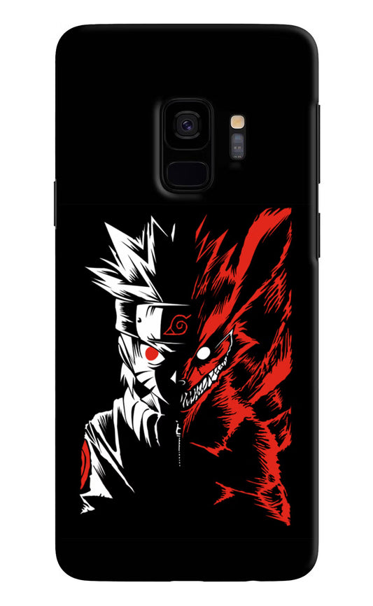 Naruto Two Face Samsung S9 Hard Case Back Cover by Casekaro
