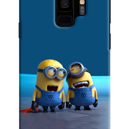Minion Laughing Samsung S9 Hard Case Back Cover by Casekaro
