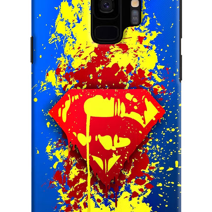 Superman logo Samsung S9 Hard Case Back Cover by Casekaro