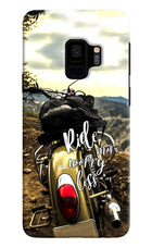 Ride More Worry Less Samsung S9 Hard Case Back Cover by Casekaro