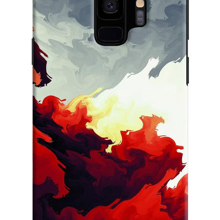 Fire Cloud Samsung S9 Hard Case Back Cover by Casekaro