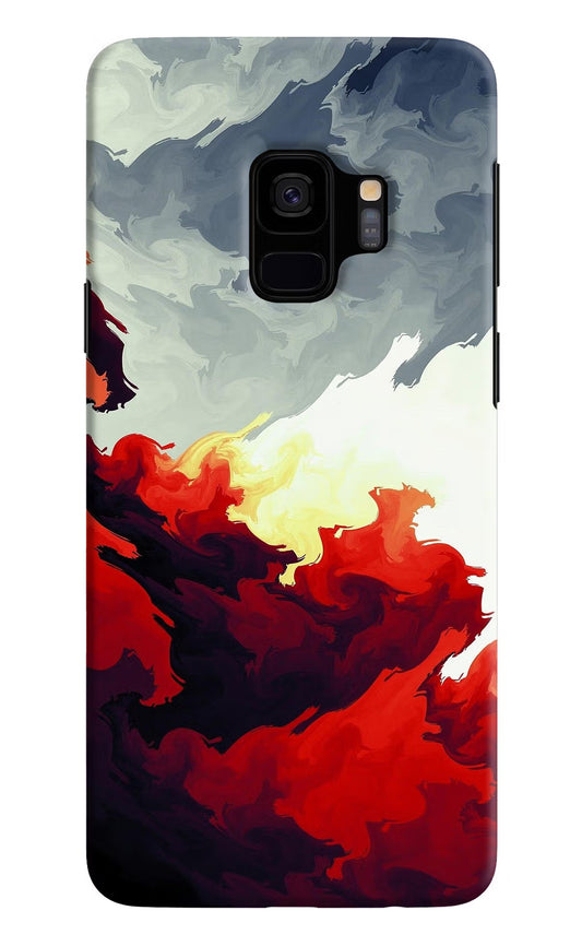 Fire Cloud Samsung S9 Hard Case Back Cover by Casekaro