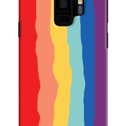 Rainbow Samsung S9 Hard Case Back Cover by Casekaro