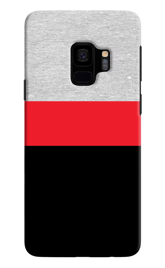 Tri Color Pattern Samsung S9 Hard Case Back Cover by Casekaro