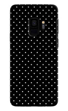 White Dots Samsung S9 Hard Case Back Cover by Casekaro