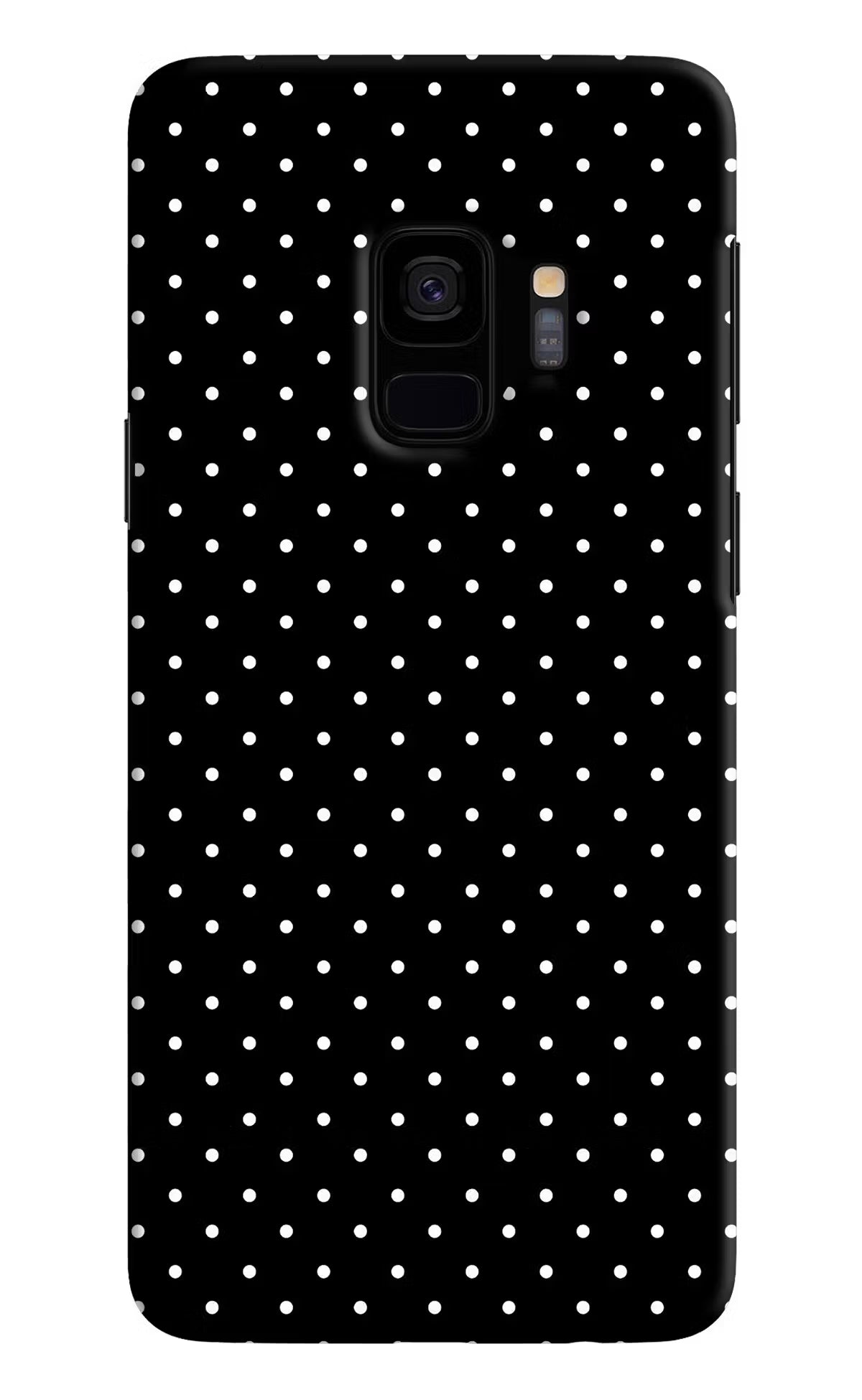 White Dots Samsung S9 Hard Case Back Cover by Casekaro