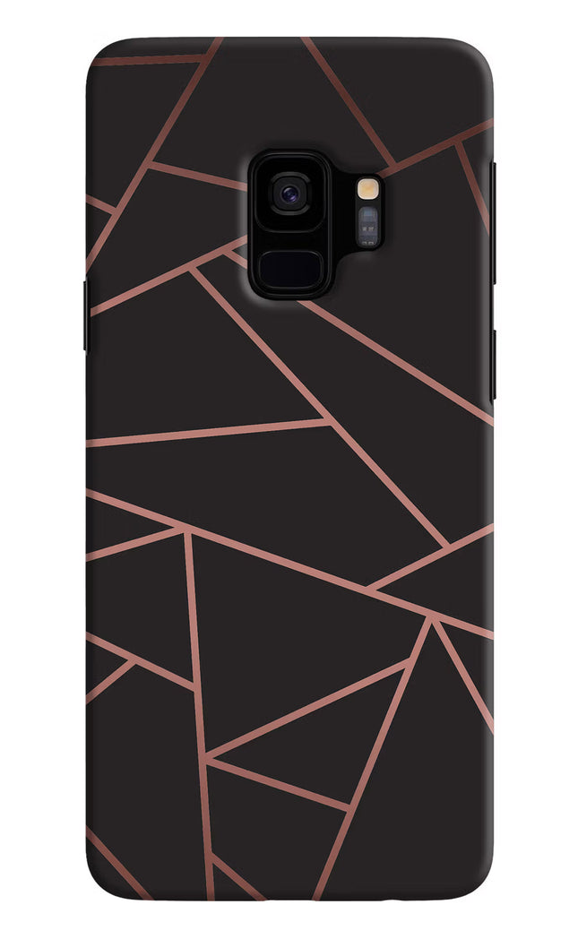 Geometric Pattern Samsung S9 Hard Case Back Cover by Casekaro