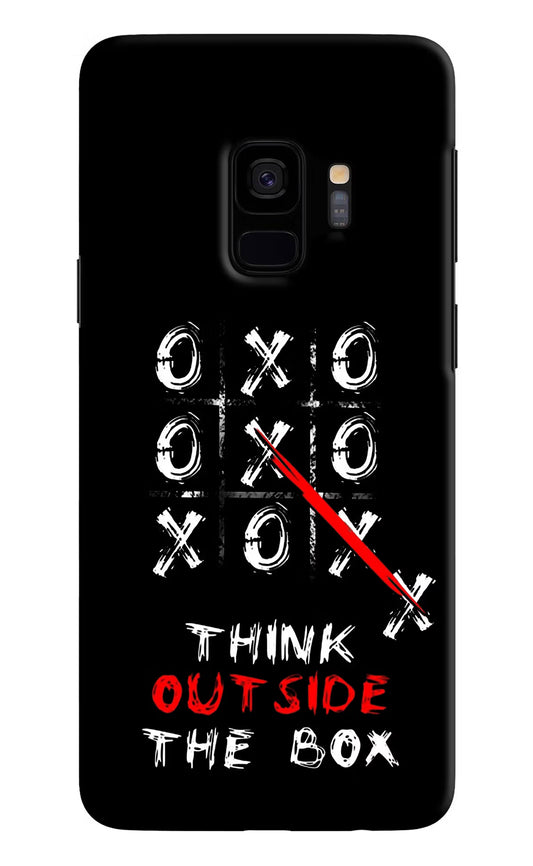 Think out of the BOX Samsung S9 Hard Case Back Cover by Casekaro