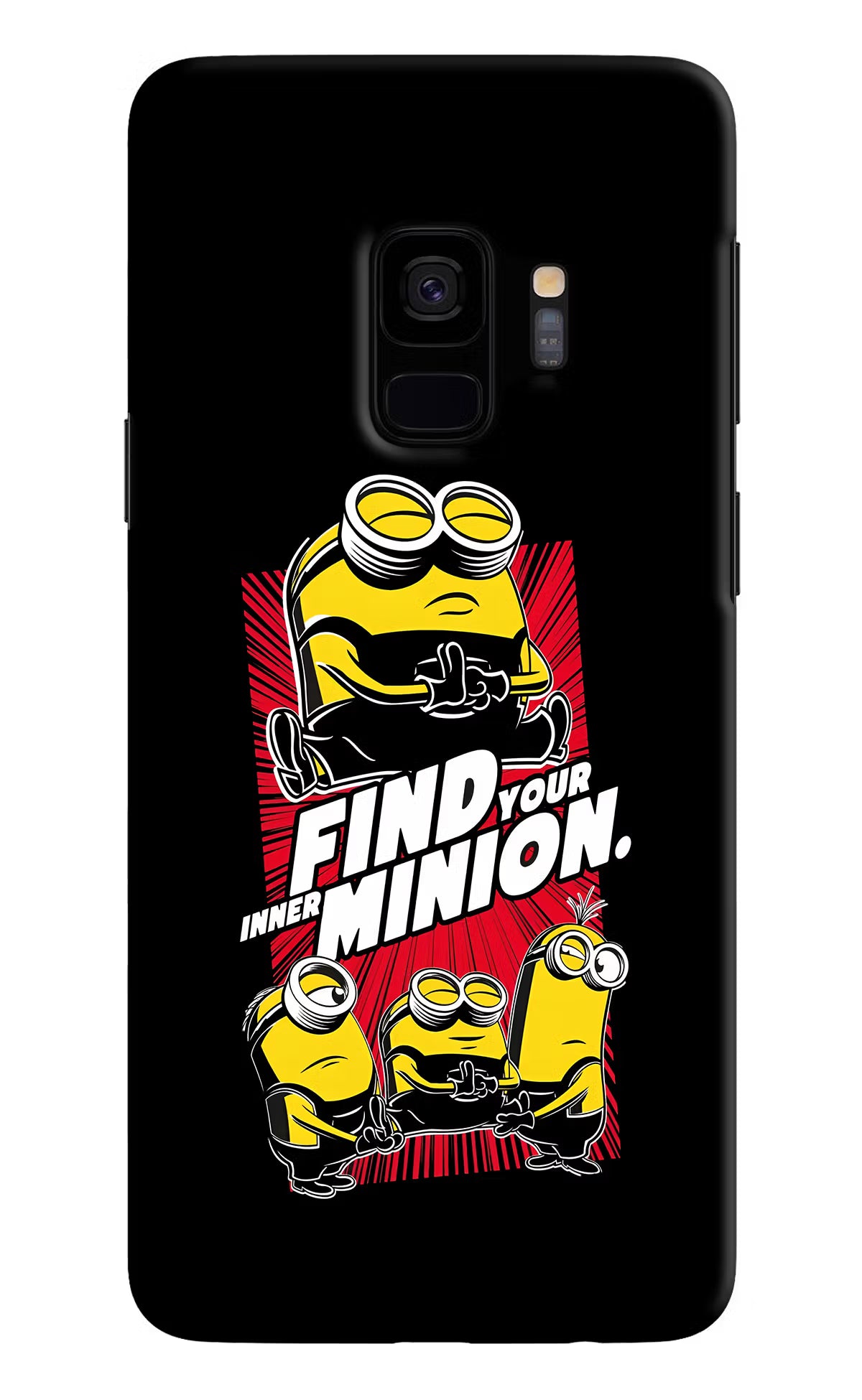 Find your inner Minion Samsung S9 Hard Case Back Cover by Casekaro