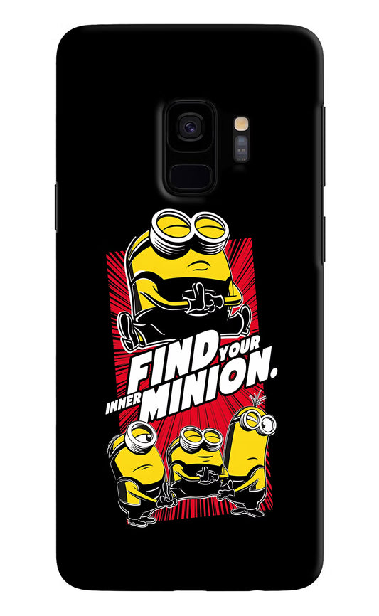 Find your inner Minion Samsung S9 Hard Case Back Cover by Casekaro